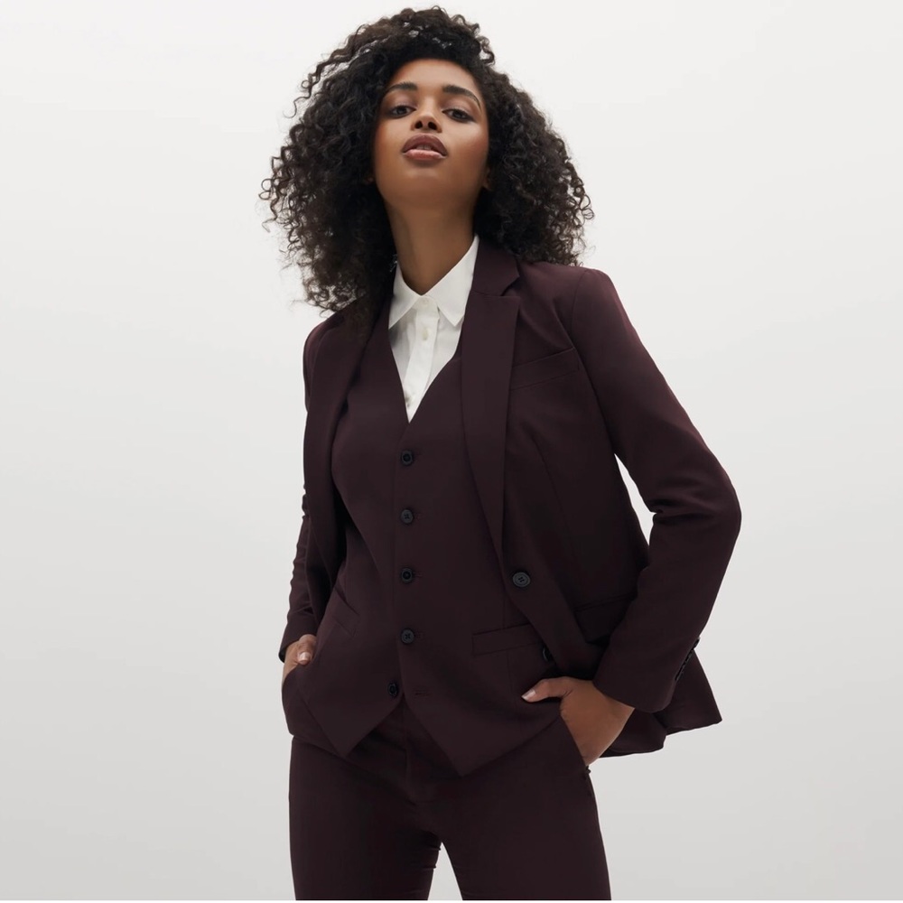 Women’s Burgundy PantSuit Set